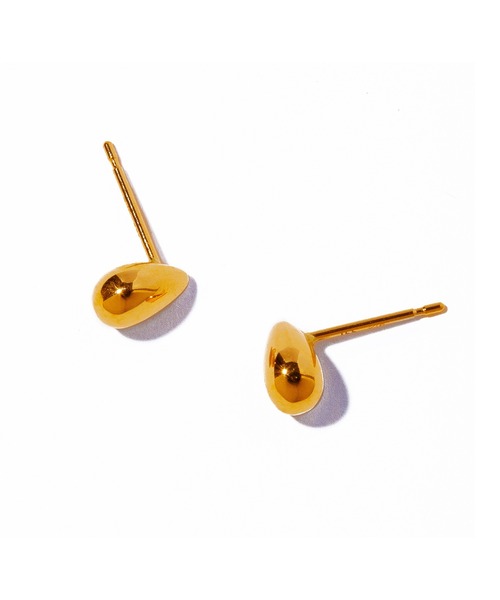 les bonbon（ルボンボン）の「【les bon bon】K18 drip pierce/ドリップ ピアス M BOB650（ピアス（両耳用）・レディース・ゴールド・M）」の3枚目の写真