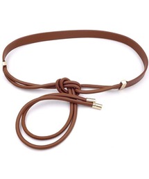 plage PP ロープベルト(ブラウン)とシュシュ 2点 plage PP ロープ