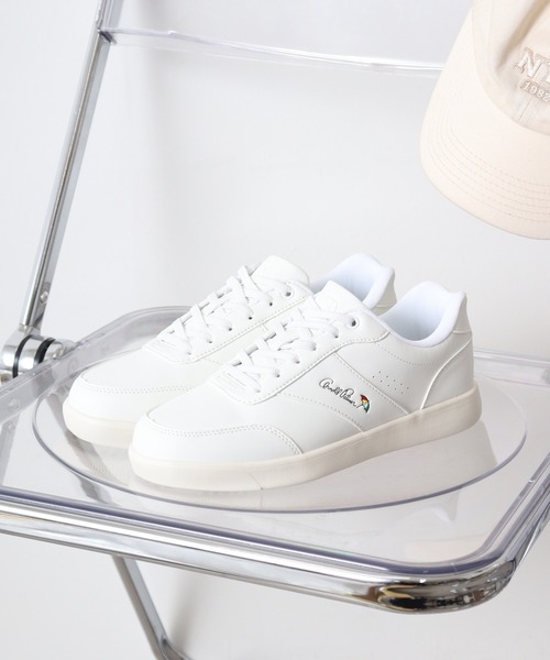 Arnold Palmer（アーノルドパーマー）の「SlideFit　コートスニーカー（スニーカー・レディース・ホワイト/ベージュ・23.5/24.5/25/24/23）」の2枚目の写真