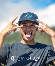 Quiksilver（クイックシルバー）の「QSD SURF FLAT CAP/クイックシルバーサーフロゴキャップ(帽子)（キャップ）」