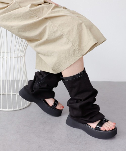 セール】厚底ブーツサンダル（サンダル）｜Three Four Time（スリー