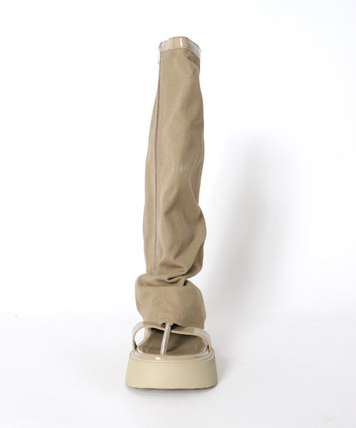 Three Four Time（ｽﾘｰﾌｫｰﾀｲﾑ）の「厚底ブーツサンダル（サンダル・レディース・カーキ/ブラック・37/38）」の14枚目の写真