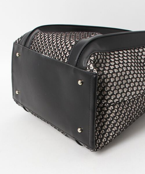 artemis by DIANA(アルテミスバイダイアナ)の「2WAY ラフィア風素材ショルダーストラップ付きハンドバッグ(ハンドバッグ・レディース・ブラック/ベージュ/ホワイト・FREE)」の9枚目の写真