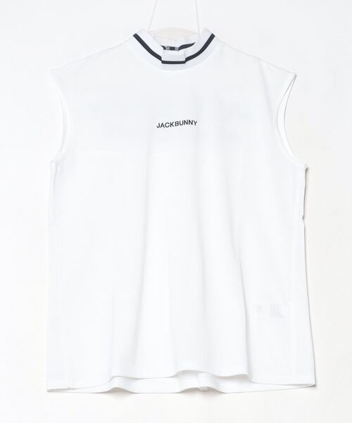 ALPEN / SPORTS DEPO SELECT（アルペンスポーツデポセレクト）の「ジャックバニー  PEトリコットモックネックカットソー(半袖)（Tシャツ/カットソー・レディース・ネイビー/ホワイト・M/L）」の2枚目の写真