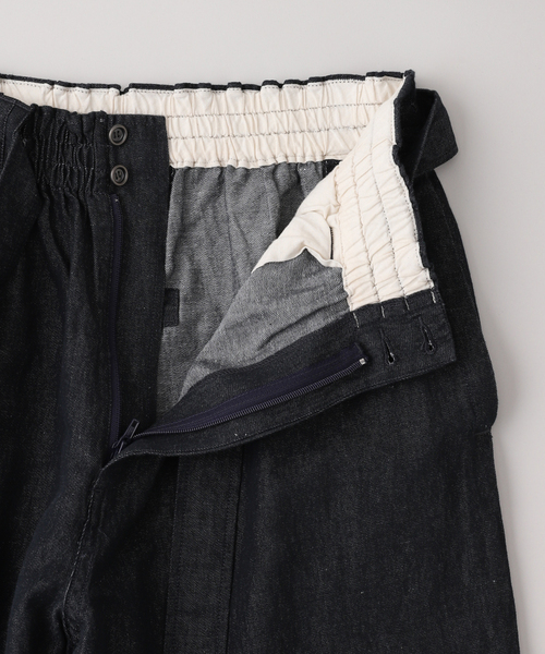 JOURNAL STANDARD J.S HOMESTEAD(ジャーナルスタンダードホームステッド)の「J.S.Homestead / コットンリネンデニム JUDOパンツ(その他パンツ・メンズ・ネイビー/アイボリー・LARGE/MEDIUM)」の6枚目の写真