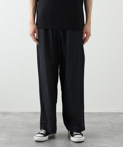 JOURNAL STANDARD J.S HOMESTEAD(ジャーナルスタンダードホームステッド)の「J.S.Homestead / コットンリネンデニム JUDOパンツ(その他パンツ・メンズ・ネイビー/アイボリー・LARGE/MEDIUM)」の9枚目の写真