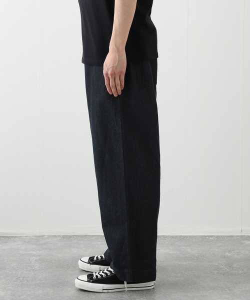 JOURNAL STANDARD J.S HOMESTEAD(ジャーナルスタンダードホームステッド)の「J.S.Homestead / コットンリネンデニム JUDOパンツ(その他パンツ・メンズ・ネイビー/アイボリー・LARGE/MEDIUM)」の10枚目の写真