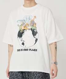 アニマル地球柄Tシャツ(M1)