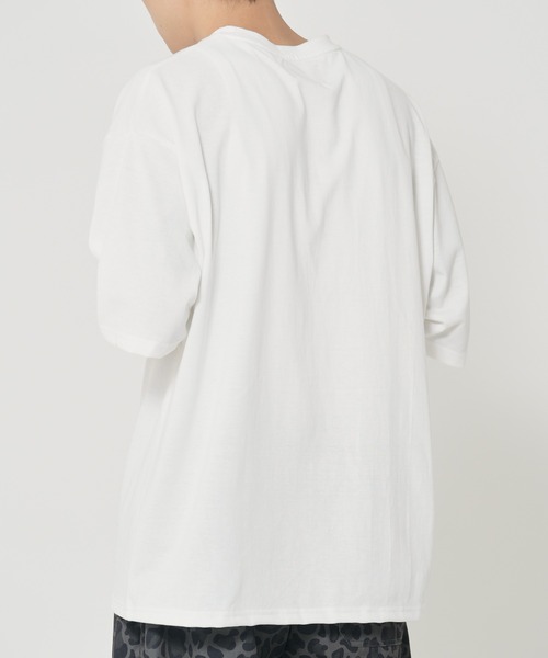 CORISCO(コリスコ)の「アニマル地球柄Tシャツ(M1)(Tシャツ/カットソー・メンズ・チャコールグレー/ブラック/ホワイト/オートミール・X-LARGE/LARGE/MEDIUM)」の7枚目の写真