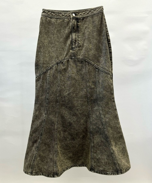 SOLA(ソラ)の「レイヤードブリーチロングスカート【9een21】(スカート・レディース・ブラウン/インディゴブルー・SMALL/MEDIUM)」の3枚目の写真