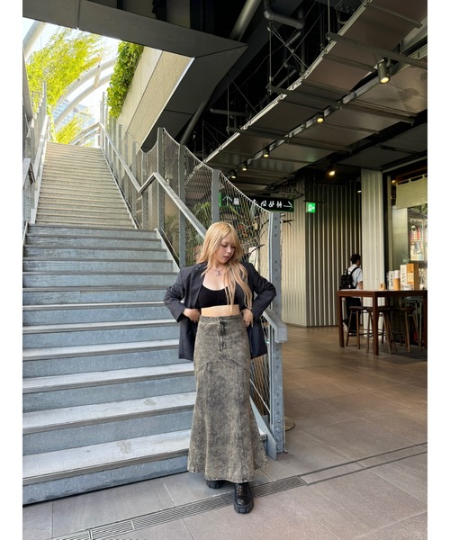 SOLA(ソラ)の「レイヤードブリーチロングスカート【9een21】(スカート・レディース・ブラウン/インディゴブルー・SMALL/MEDIUM)」の19枚目の写真