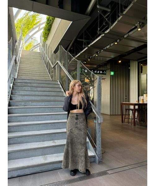 SOLA(ソラ)の「レイヤードブリーチロングスカート【9een21】(スカート・レディース・ブラウン/インディゴブルー・SMALL/MEDIUM)」の20枚目の写真