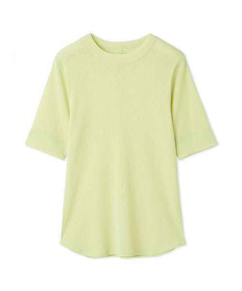 Mila Owen(ミラオーウェン)の「イージーケアレイヤード半袖カットトップス(Tシャツ/カットソー・レディース・ブラック/ダークブラウン/ライム/ホワイト・1/0)」の4枚目の写真