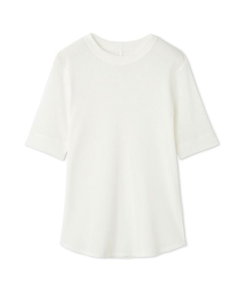 Mila Owen(ミラオーウェン)の「イージーケアレイヤード半袖カットトップス(Tシャツ/カットソー・レディース・ブラック/ダークブラウン/ライム/ホワイト・1/0)」の14枚目の写真