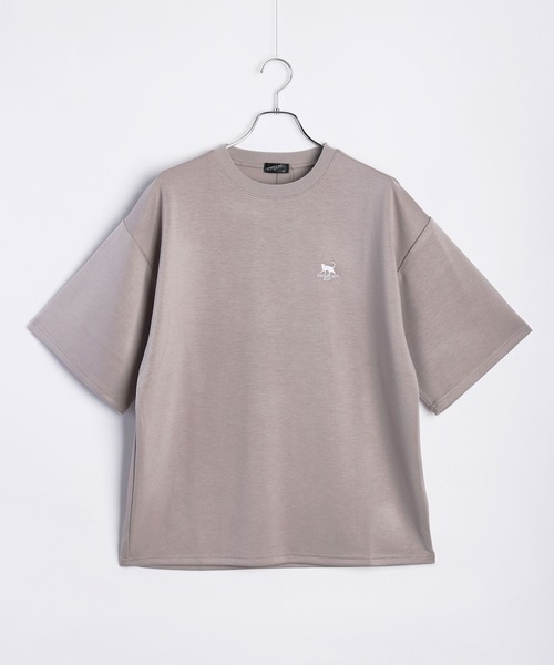 WESTSEA（ウエストシー）の「TASOGARE GIRL ポンチ 半袖TEE 接触冷感（Tシャツ/カットソー・メンズ・ホワイト/ライトグレー/ブラック/ホワイト系その他/ブラック系その他/グレイッシュベージュ・M/L）」の19枚目の写真