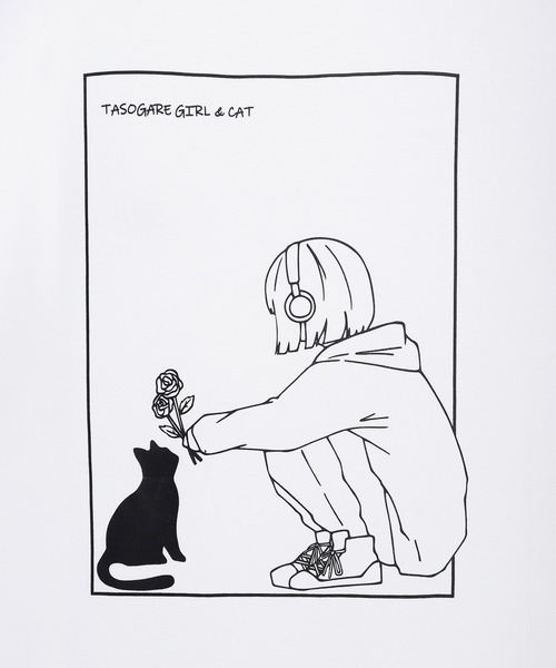 WESTSEA（ウエストシー）の「TASOGARE GIRL ポンチ 半袖TEE 接触冷感（Tシャツ/カットソー・メンズ・ホワイト/ライトグレー/ブラック/ホワイト系その他/ブラック系その他/グレイッシュベージュ・M/L）」の15枚目の写真