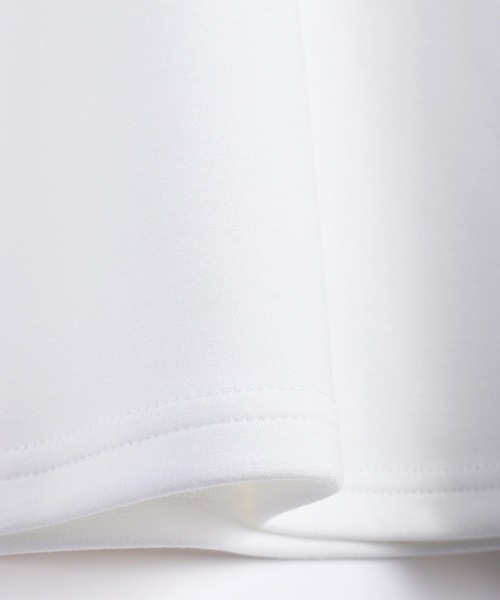 WESTSEA（ウエストシー）の「TASOGARE GIRL ポンチ 半袖TEE 接触冷感（Tシャツ/カットソー・メンズ・ホワイト/ライトグレー/ブラック/ホワイト系その他/ブラック系その他/グレイッシュベージュ・M/L）」の10枚目の写真