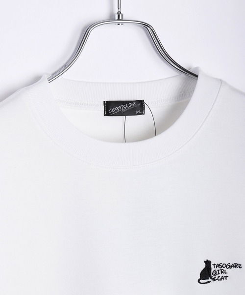 WESTSEA（ウエストシー）の「TASOGARE GIRL ポンチ 半袖TEE 接触冷感（Tシャツ/カットソー・メンズ・ホワイト/ライトグレー/ブラック/ホワイト系その他/ブラック系その他/グレイッシュベージュ・M/L）」の12枚目の写真