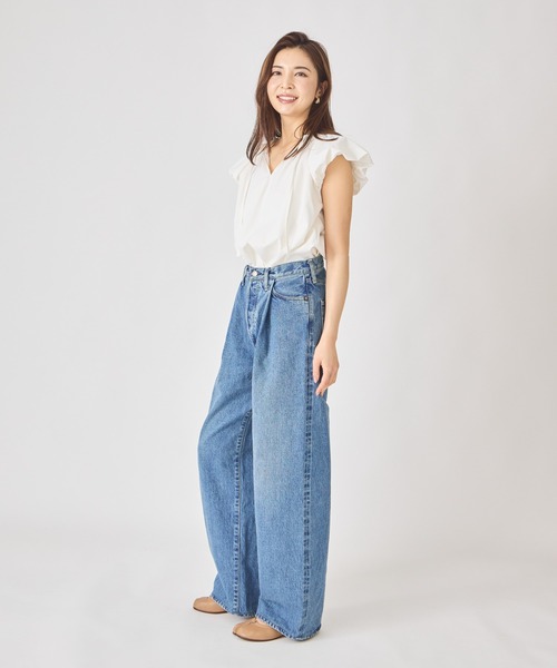 ever closet(エバークローゼット)の「パフスリーブブラウス(シャツ/ブラウス・レディース・ホワイト/ブラック・FREE)」の10枚目の写真