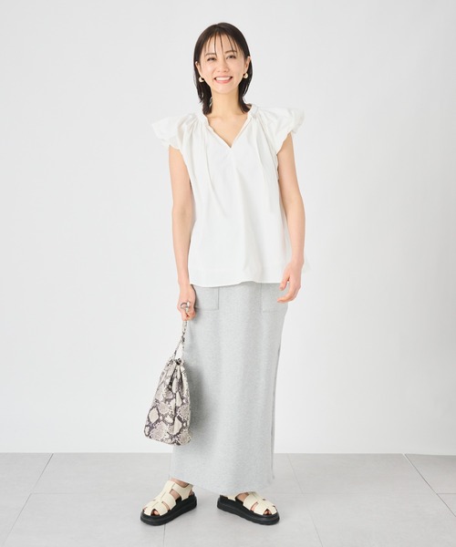 ever closet(エバークローゼット)の「パフスリーブブラウス(シャツ/ブラウス・レディース・ホワイト/ブラック・FREE)」の11枚目の写真