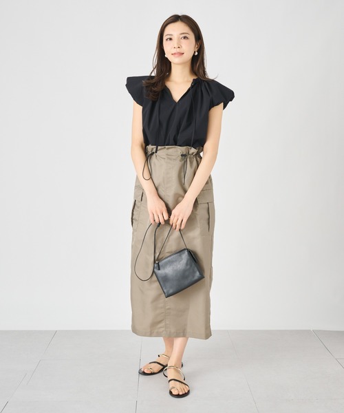 ever closet(エバークローゼット)の「パフスリーブブラウス(シャツ/ブラウス・レディース・ホワイト/ブラック・FREE)」の15枚目の写真