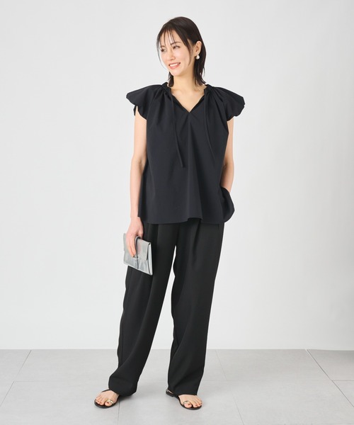 ever closet(エバークローゼット)の「パフスリーブブラウス(シャツ/ブラウス・レディース・ホワイト/ブラック・FREE)」の16枚目の写真