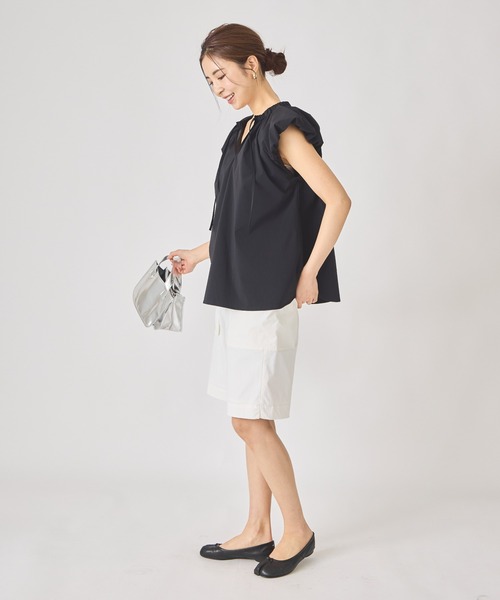 ever closet(エバークローゼット)の「パフスリーブブラウス(シャツ/ブラウス・レディース・ホワイト/ブラック・FREE)」の18枚目の写真