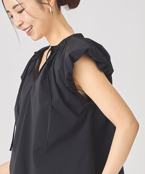 ever closet(エバークローゼット)の「パフスリーブブラウス(シャツ/ブラウス・レディース・ホワイト/ブラック・FREE)」の20枚目の写真