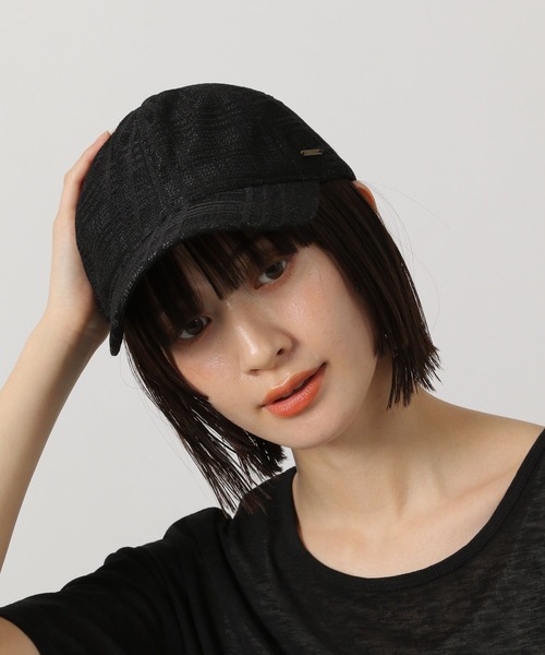 あこ出品　2箱 セール】チェック柄レースキャップ / 304379（キャップ