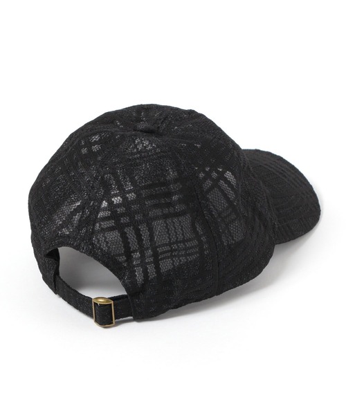 LAKOLE（ラコレ）の「チェック柄レースキャップ / 304379（キャップ・レディース・オフホワイト/ブラック・FREE）」の7枚目の写真