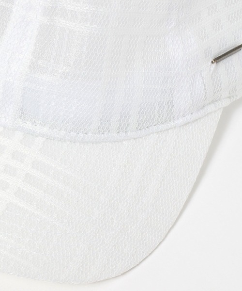 LAKOLE（ラコレ）の「チェック柄レースキャップ / 304379（キャップ・レディース・オフホワイト/ブラック・FREE）」の14枚目の写真