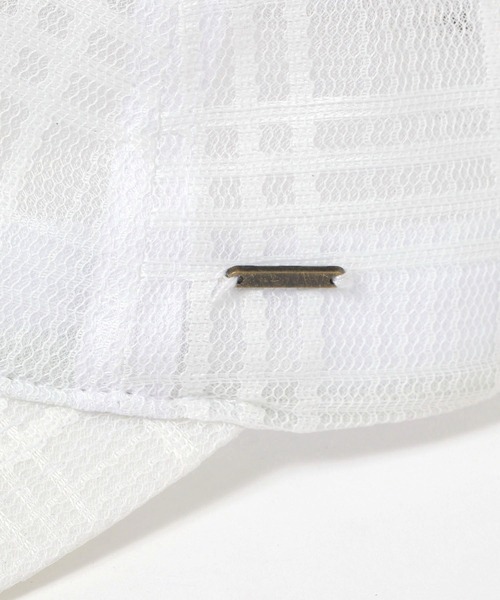 LAKOLE（ラコレ）の「チェック柄レースキャップ / 304379（キャップ・レディース・オフホワイト/ブラック・FREE）」の15枚目の写真