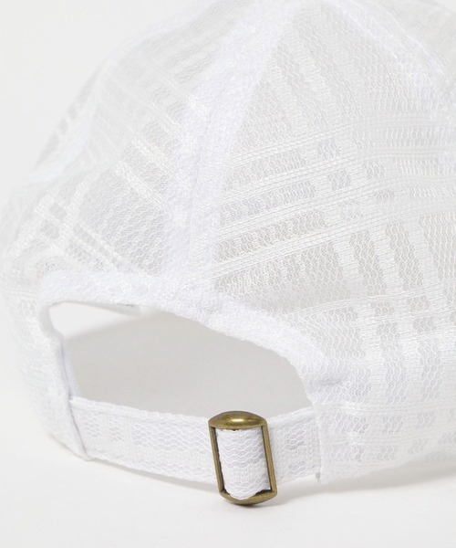 LAKOLE（ラコレ）の「チェック柄レースキャップ / 304379（キャップ・レディース・オフホワイト/ブラック・FREE）」の16枚目の写真