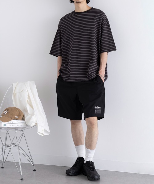 WILD THINGS(ワイルドシングス)の「【WILD THINGS】BASE SHORTS ハーフパンツ WT25043AD(その他パンツ・メンズ・ブラック/グレー・S/M/L/XL)」の6枚目の写真