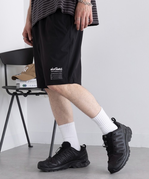 WILD THINGS(ワイルドシングス)の「【WILD THINGS】BASE SHORTS ハーフパンツ WT25043AD(その他パンツ・メンズ・ブラック/グレー・S/M/L/XL)」の5枚目の写真