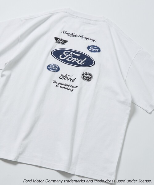 セール】PUBLUX/パブリュクス 別注 Ford バックロゴ刺繍プリント