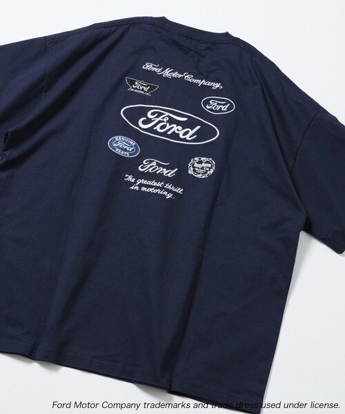 PUBLUX(パブリュクス)の「PUBLUX/パブリュクス 別注 Ford バックロゴ刺繍プリントTシャツ(限定展開)(UNISEX)(Tシャツ/カットソー・メンズ・ホワイト/ピンク/ネイビー・SMALL/MEDIUM/LARGE)」の15枚目の写真