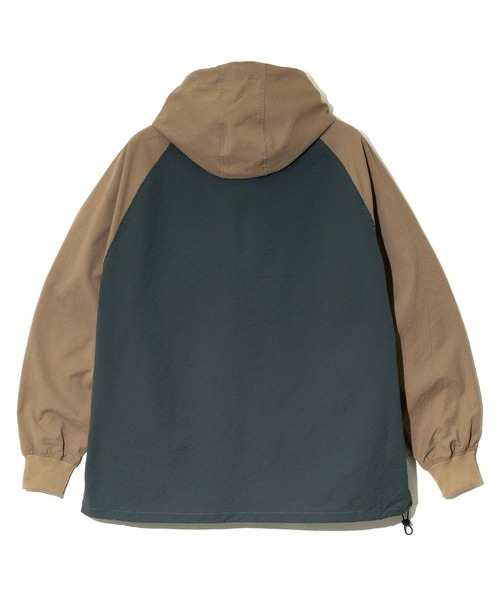 gym master(ジムマスター)の「gym master/ジムマスター UL GRID シアサッカー アノラック(ブルゾン・メンズ・オリーブ/その他1・X-LARGE/LARGE/MEDIUM)」の10枚目の写真