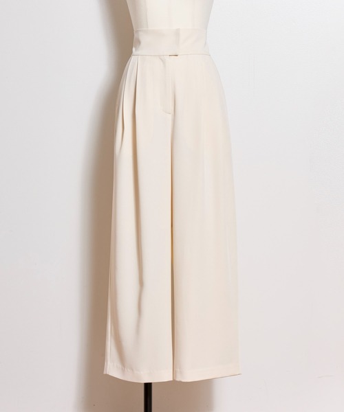 NOELA（ノエラ）の「ワイドストレートタックパンツ（その他パンツ・レディース・カーキ/オフホワイト/ベージュ・S/M）」の13枚目の写真