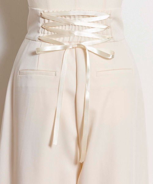 NOELA（ノエラ）の「ワイドストレートタックパンツ（その他パンツ・レディース・カーキ/オフホワイト/ベージュ・S/M）」の16枚目の写真