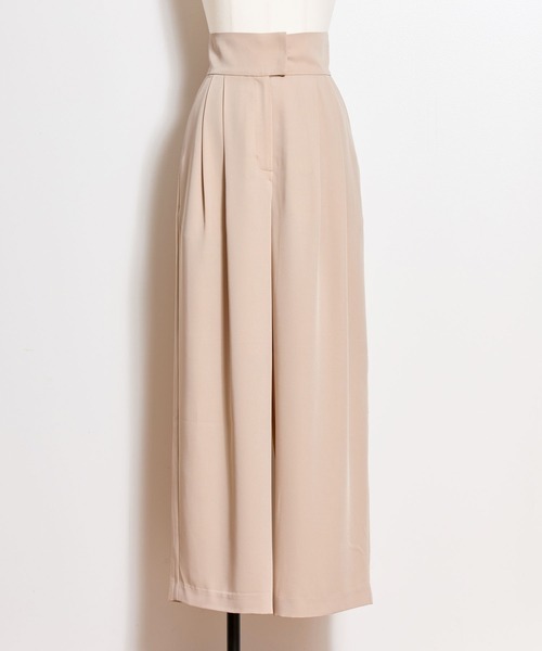 NOELA（ノエラ）の「ワイドストレートタックパンツ（その他パンツ・レディース・カーキ/オフホワイト/ベージュ・S/M）」の18枚目の写真