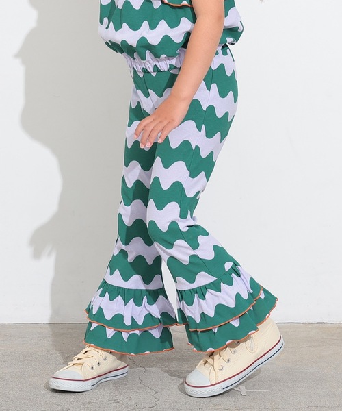 Ocean&Ground（オーシャン&グラウンド）の「ソウガラフリルパンツ（その他パンツ・キッズ・サンドベージュ/パープル/オレンジ・80/90/95/100/110/120/130/140）」の8枚目の写真