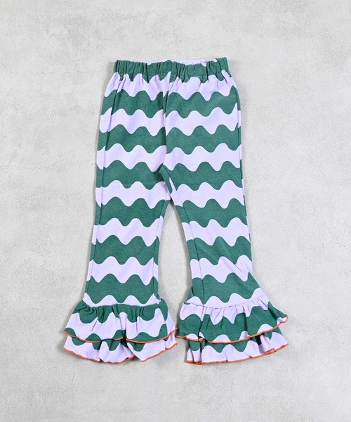 Ocean&Ground（オーシャン&グラウンド）の「ソウガラフリルパンツ（その他パンツ・キッズ・サンドベージュ/パープル/オレンジ・80/90/95/100/110/120/130/140）」の4枚目の写真