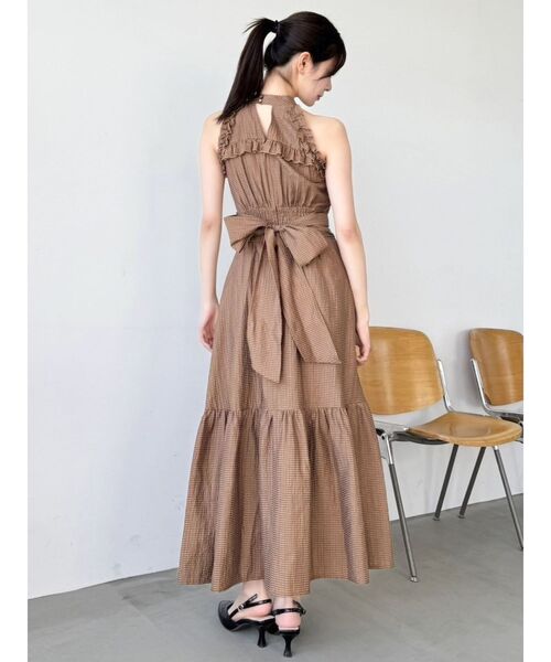 【タグ付き】dazzlin アメスリフリルシェイプワンピース ダズリン dazzlin 【再生産】アメスリフリルシェイプワンピース