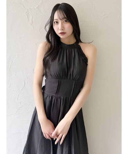 dazzlin（ダズリン）の「アメスリフリルシェイプワンピース