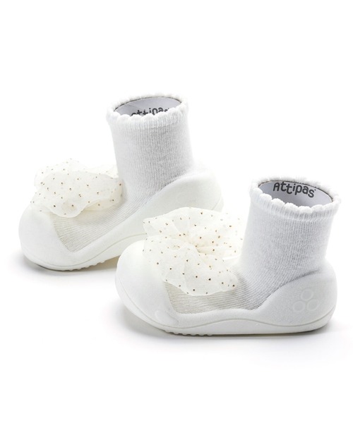 Attipas(アティパス)の「Attipas/Royal ロイヤル ベビースニーカー ファーストシューズ(その他シューズ・キッズ・ホワイト/ピンク・12.5cm/13.5cm/11.5cm/10.5cm)」の4枚目の写真