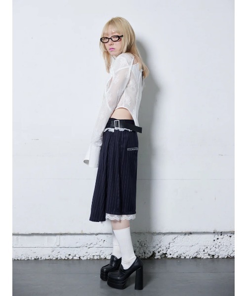 neith.（ネイス）の「neith./ネイス/Lace Tied Shirts（シャツ