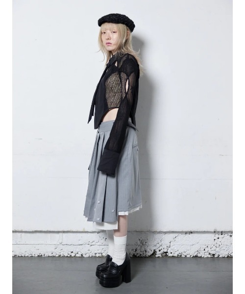 neith.（ネイス）の「neith./ネイス/Lace Tied Shirts（シャツ