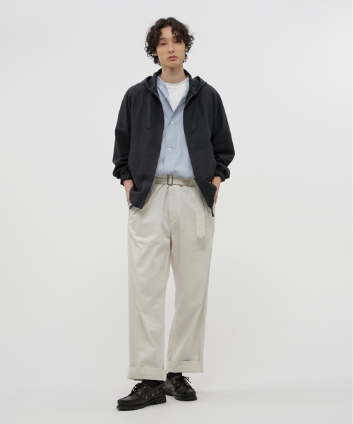 マーガレットハウエル シャツ MELANGE COTTON POPLIN SHIRT | MARGARET HOWELL（マーガレット