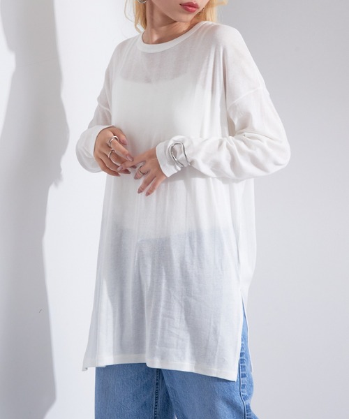 セール】【Robert P. Miller】シアーロンT Light Prib Crew L/S Tee